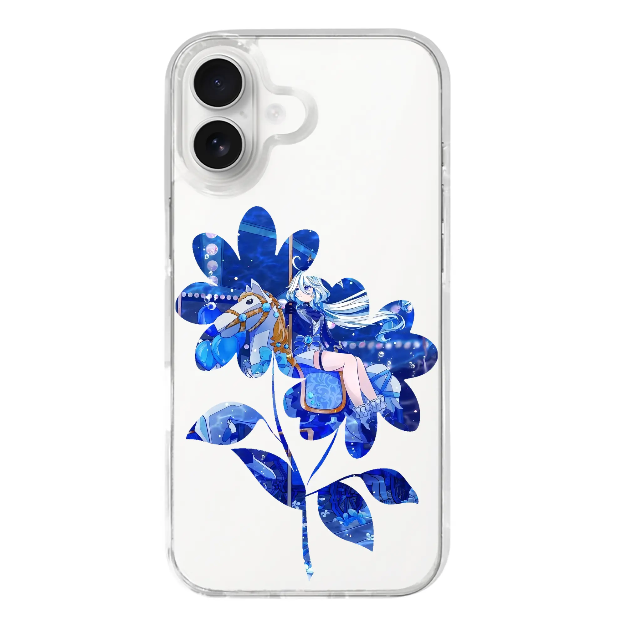 原 神 グッズ フリーナ - iPhone 17シリーズ 透明スマホケース – 薄型・耐衝撃・精密フィット保護カバー